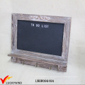 Antique Brown Chalk Writing Woodenboard Blackboard Shelf